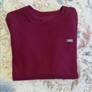 FIGS OFF SHIFT WAFFEL CREWNECK